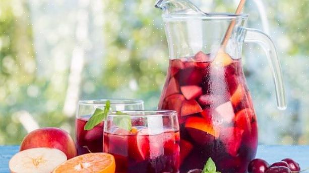 Existem muitas receitas de sangria diferentes