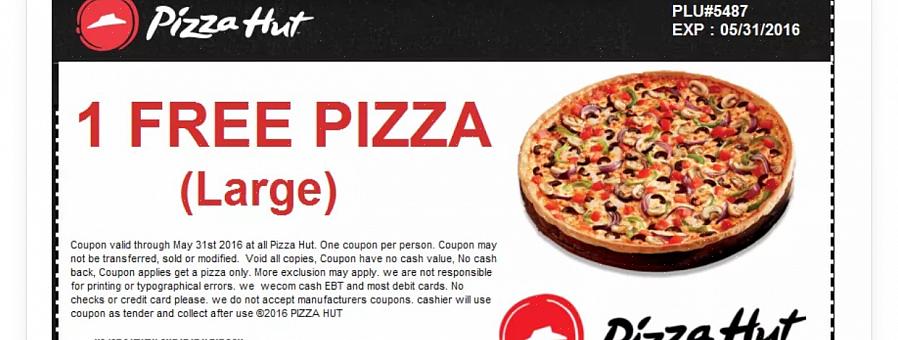 É uma promoção onde você pode conseguir uma pizza grátis na Pizza Hut
