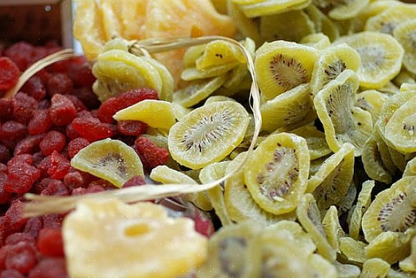 As melhores frutas para desidratar são bananas