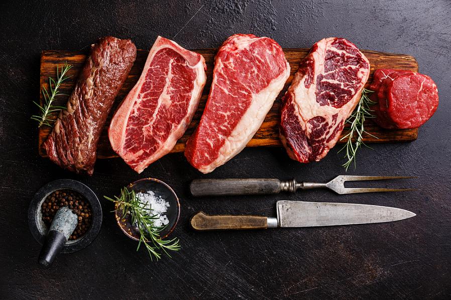 Aqui estão algumas orientações para ajudá-lo a escolher os melhores cortes de carne para o seu bife de vaca