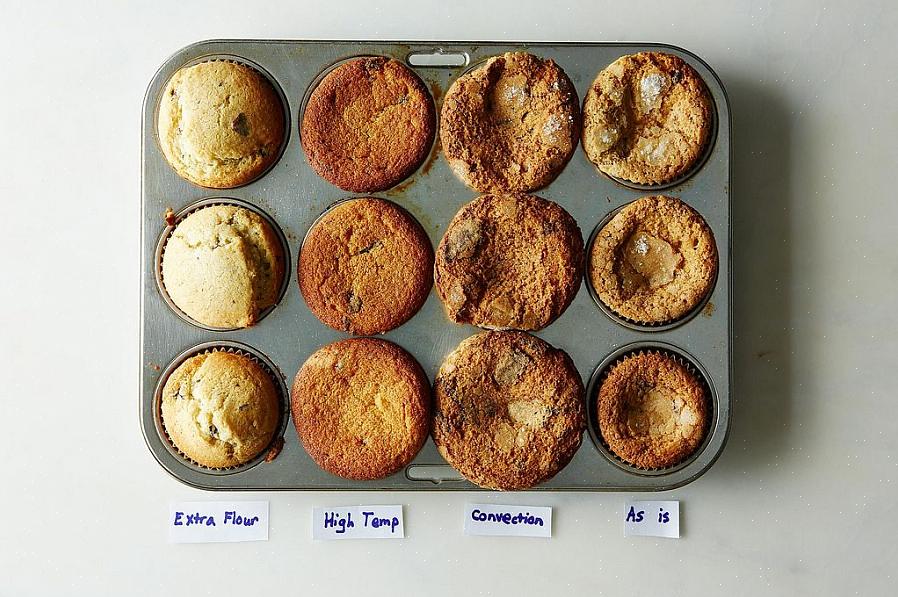 Muffins geralmente são fáceis de fazer