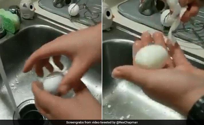 Saber descascar os ovos com rapidez pode ser uma vantagem