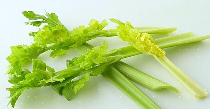 O talo do aipo é um vegetal popular