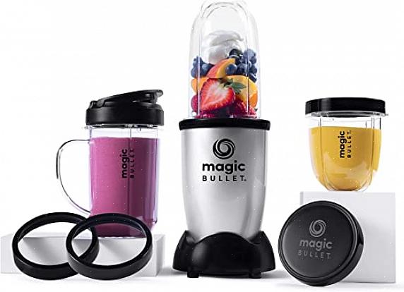 O pacote Magic Bullet Juicer vem com quatro canecas de festa