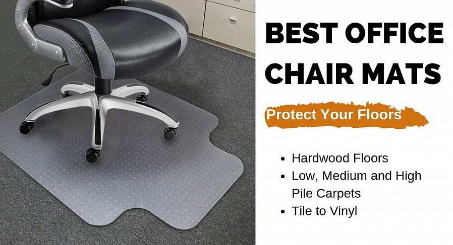 Office Depot and Staples oferecem uma ampla seleção de tapetes para cadeiras de piso duro