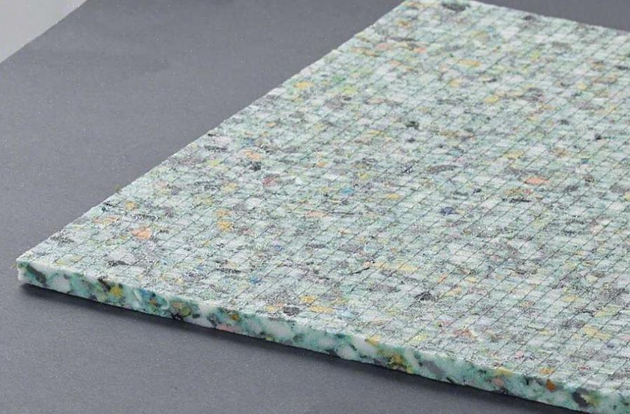 Existem diferentes estilos de carpete de almofada integral
