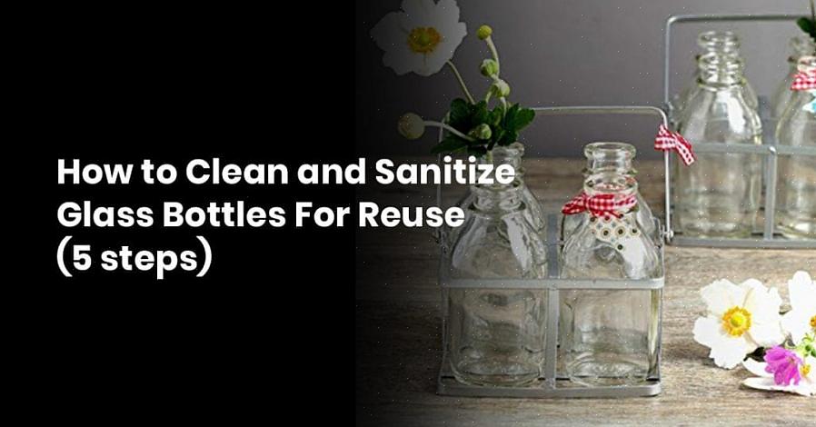 A sua garrafa de vidro decorativa pode ficar com manchas de água devido ao sabão que resta dentro da garrafa