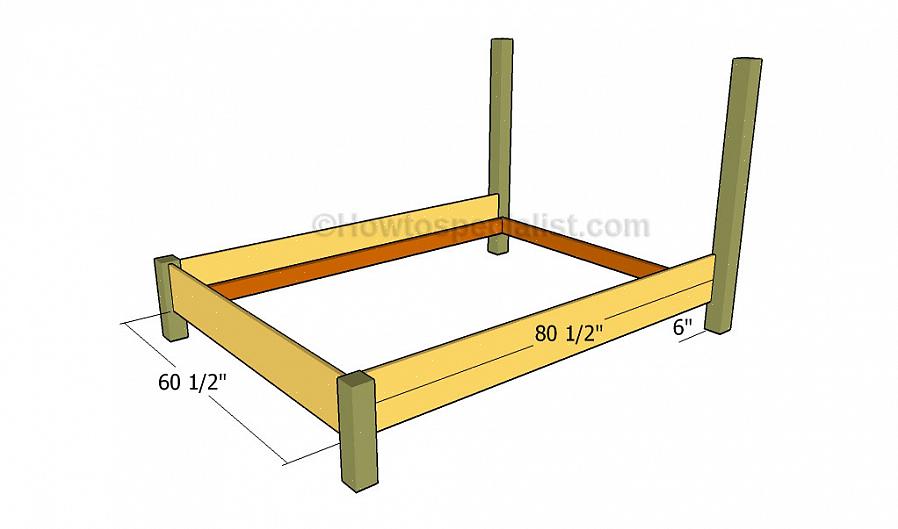 Aqui está um passo a passo sobre como fazer sua própria estrutura de cama de madeira