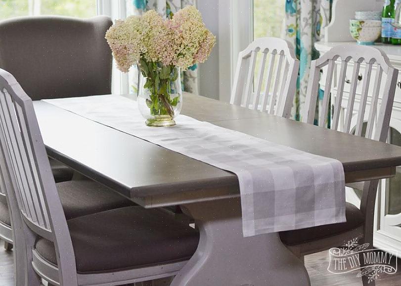 Como você está fazendo um corredor de mesa sem costurar
