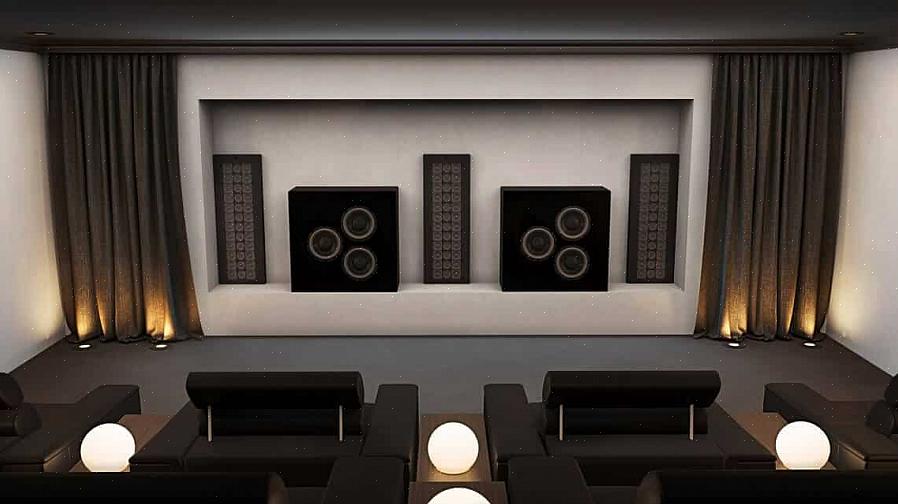 Na acústica da sua sala de home theater