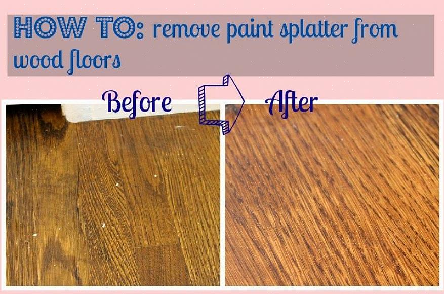Primeiro tente usar um método que seja mais fácil em seu piso de madeira antes de recorrer a produtos