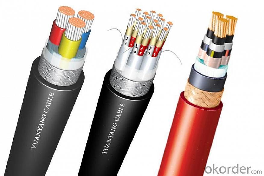 Aqui estão apenas alguns dos diferentes tipos de cabos disponíveis no mercado hoje