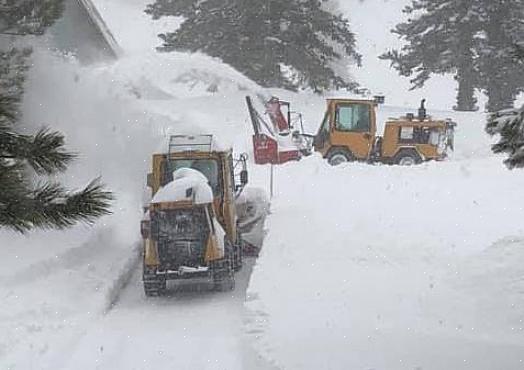 Taxa por hora para serviços de neve incluídos