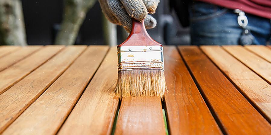 Se você conseguir uma boa camada protetora de madeira para aplicar regularmente para o ajuste fino