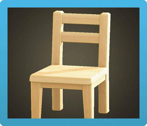 Aqui estão algumas dicas para ajudá-lo a encontrar materiais para fazer cadeiras de madeira