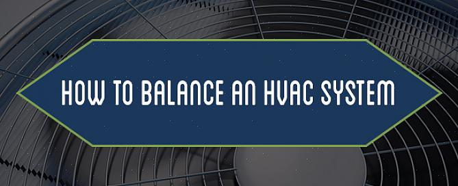 É muito importante que você saiba que ter um fluxo de ar equilibrado proveniente de seu sistema HVAC