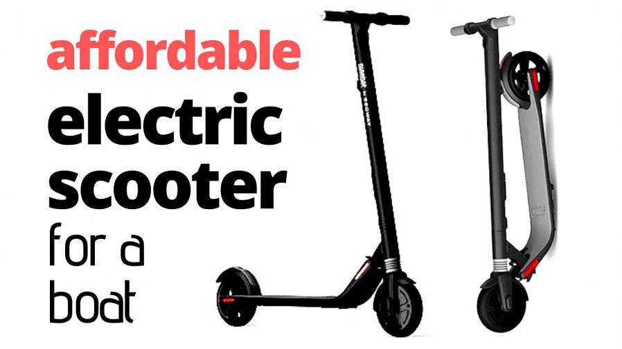 Você pode obter scooters elétricos baratos comprando em revendedores próximos à sua área