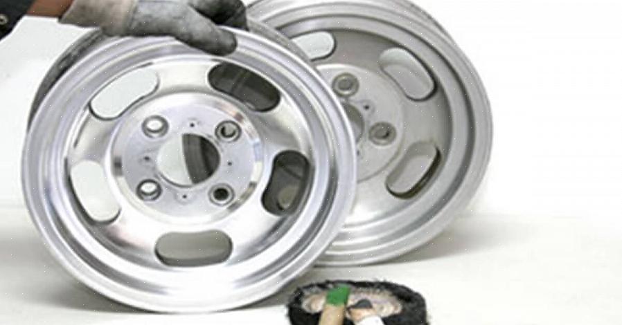 Identifique se a peça de alumínio que deseja polir requer algo tão extenso como uma roda de amortecimento