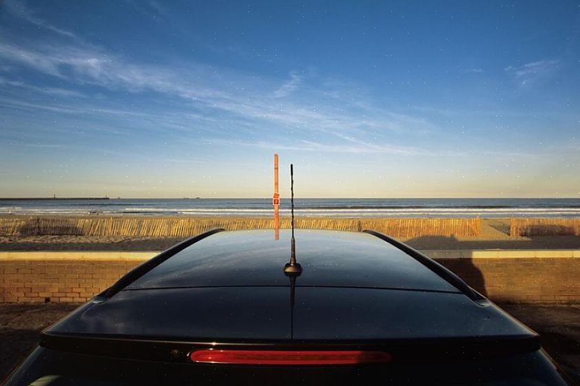 Desconecte-o do cabo coaxial de extensão do carro