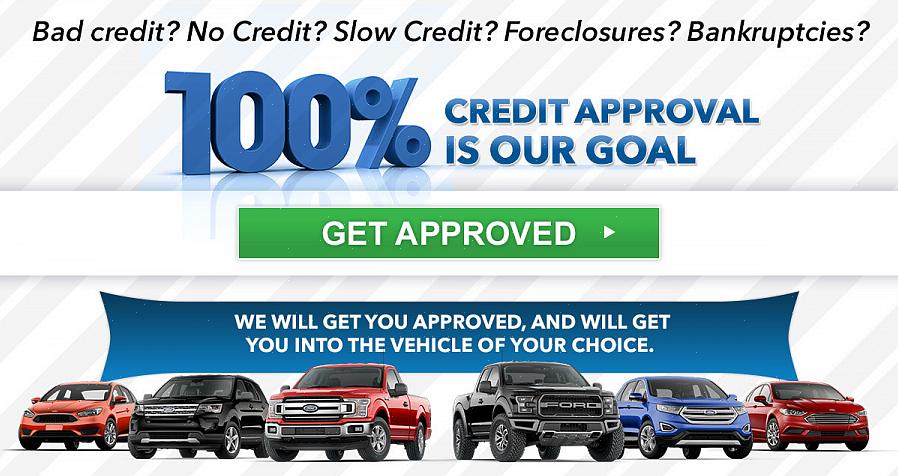 Um empréstimo para automóveis com crédito ruim é uma ótima maneira de obter um carro que o leve aonde