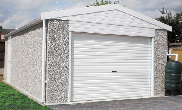 Uma garagem de concreto pré-moldado é significativamente mais barata do que uma garagem construída