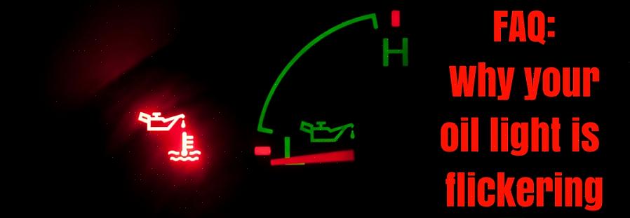 Se a luz do óleo do seu carro ainda estiver acesa mesmo depois de encher o carro com óleo