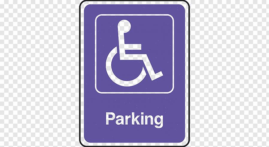 Pode optar por obter um passe de estacionamento temporário para deficientes físicos