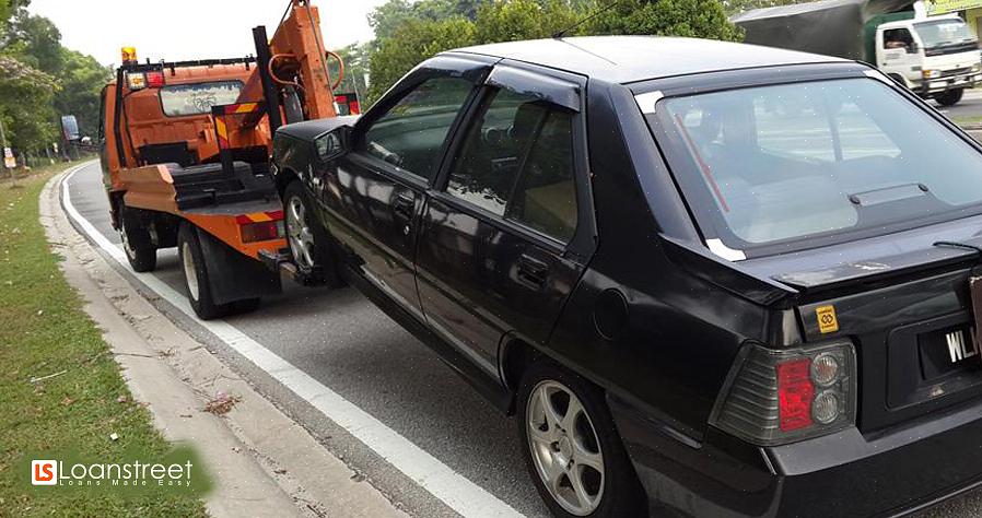 Diga a eles que você deixou alguns itens pessoais dentro do carro quando ele foi retomado