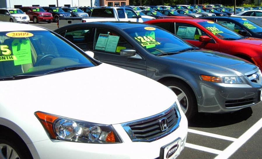 Empréstimos para aquisição de automóveis normalmente tentam encontrar compradores para seus veículos
