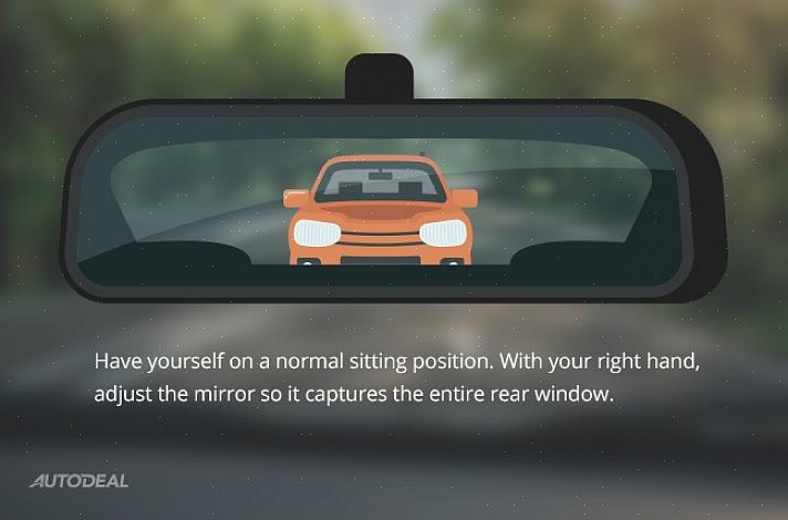 Seu espelho diria a distância do seu carro em relação aos outros carros na estrada