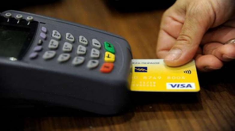 Você pode obter uma máquina de cartão de crédito