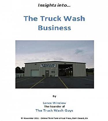 Outra maneira fácil de entrar no negócio de lavagem de caminhões é inscrever-se em uma das empresas