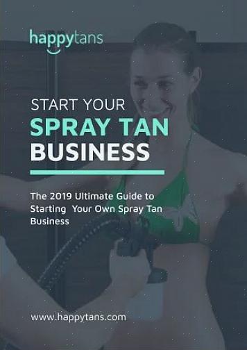 Existem dois tipos de opções de bronzeamento em spray que você pode oferecer aos seus clientes