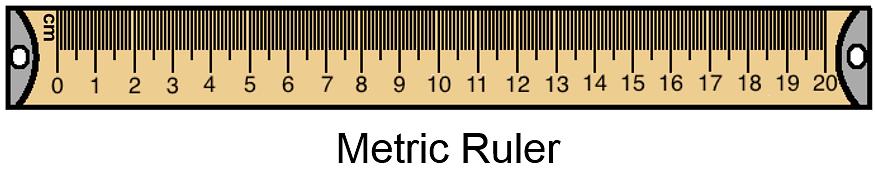 A régua métrica foi formulada como uma unidade de medição universal que pode ser usada em vários países