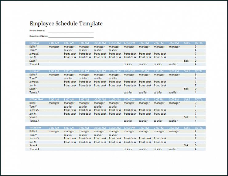 Etapas sobre como criar agendas com o Microsoft Excel