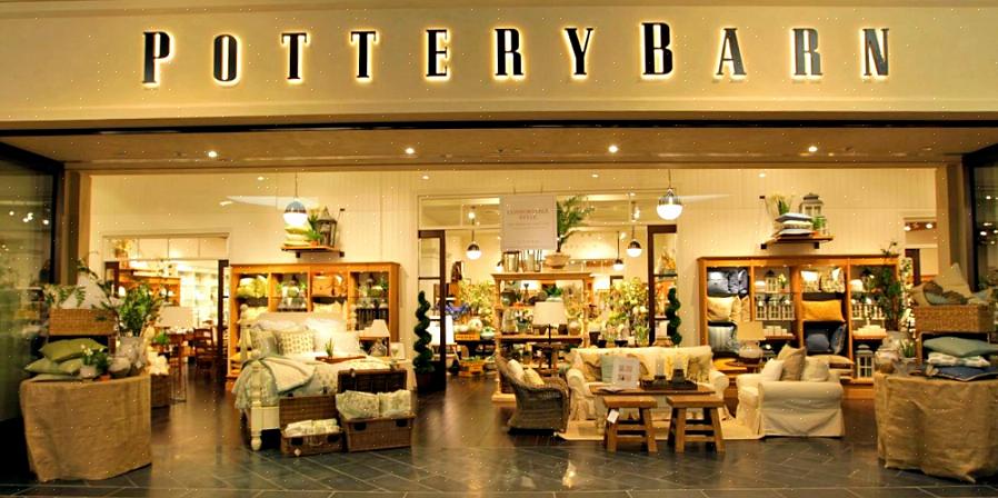 Você pode ficar surpreso com a seleção de produtos em uma loja Pottery Barn