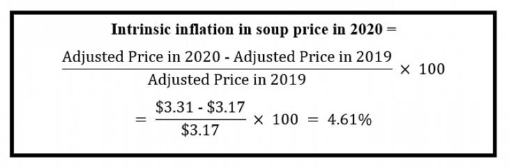 Você multiplica o número de cálculo pelo ano para o qual deseja calcular um ajuste de inflação
