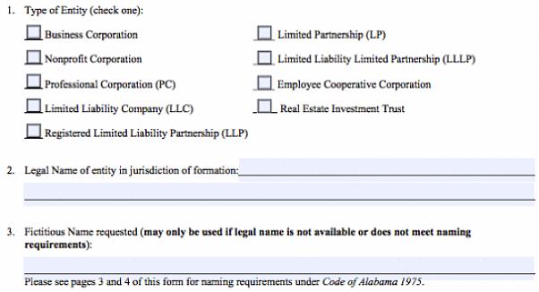 Aqui está o processo completo sobre como você pode registrar com êxito seu próprio nome comercial no Alabama