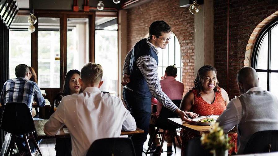 O trabalho de um gerente de restaurante às vezes pode ser estressante