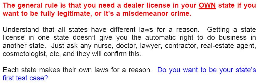 Aqui estão as etapas de que você precisa para obter sua própria licença de revendedor de automóveis