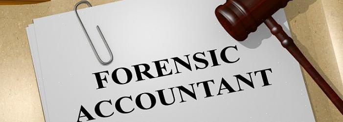Os contadores forenses são principalmente investigadores de fraude que auxiliam o governo