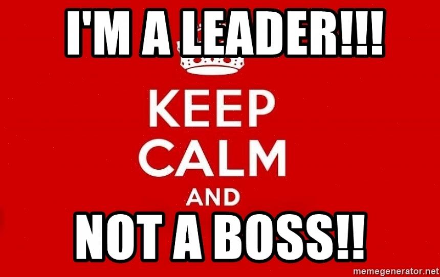 Se você é um chefe que deseja ser um bom líder