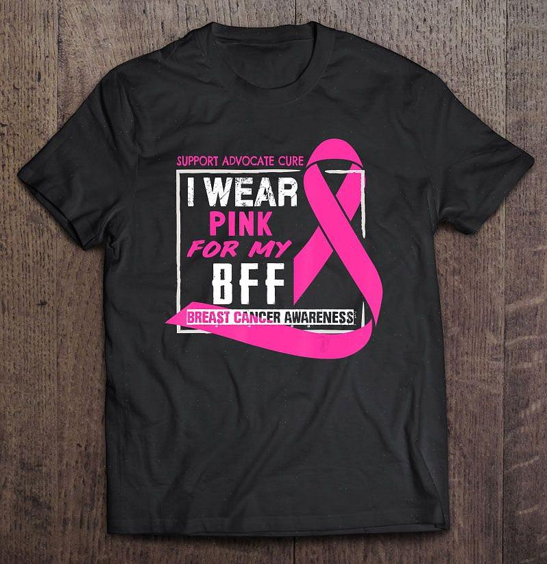 Compre itens com a fita rosa de câncer de mama impressa