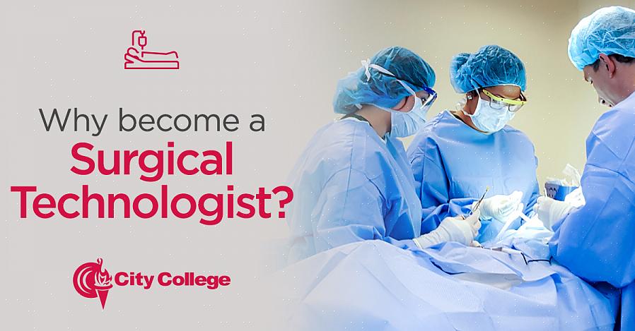 O primeiro passo para se tornar um técnico cirúrgico é encontrar uma escola que ofereça um programa