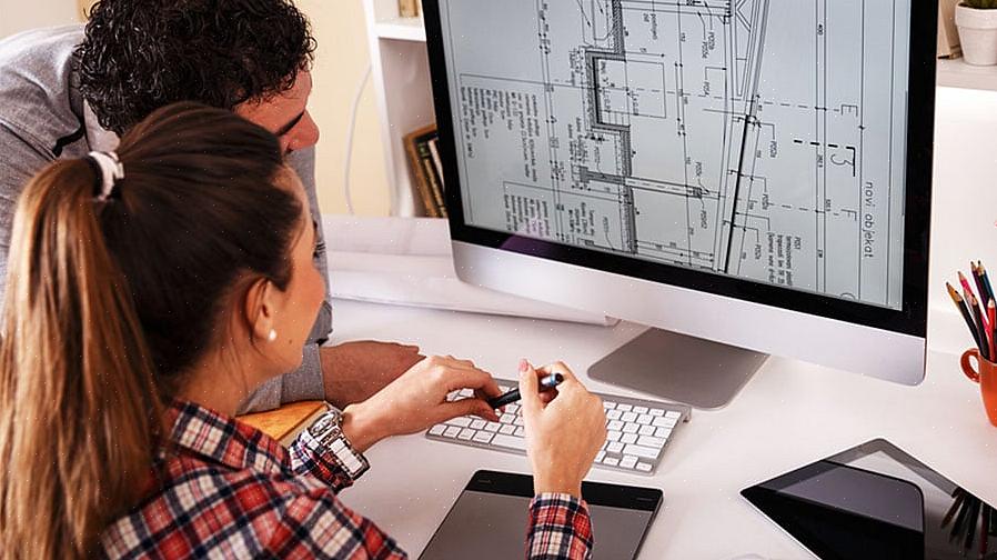 Os técnicos de CAD arquitetônico são responsáveis por trabalhar junto com tecnólogos