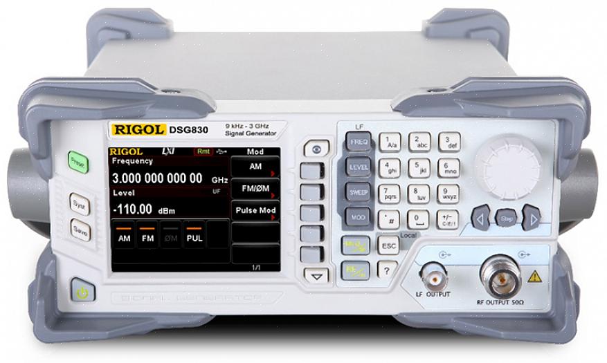 Um gerador de sinal é um dispositivo usado para testar diferentes tipos de eletrônicos