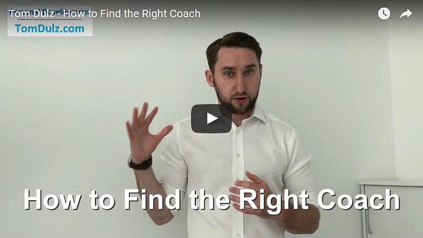 Procurar o treinador certo que o ajudará a atingir o autodesenvolvimento completo