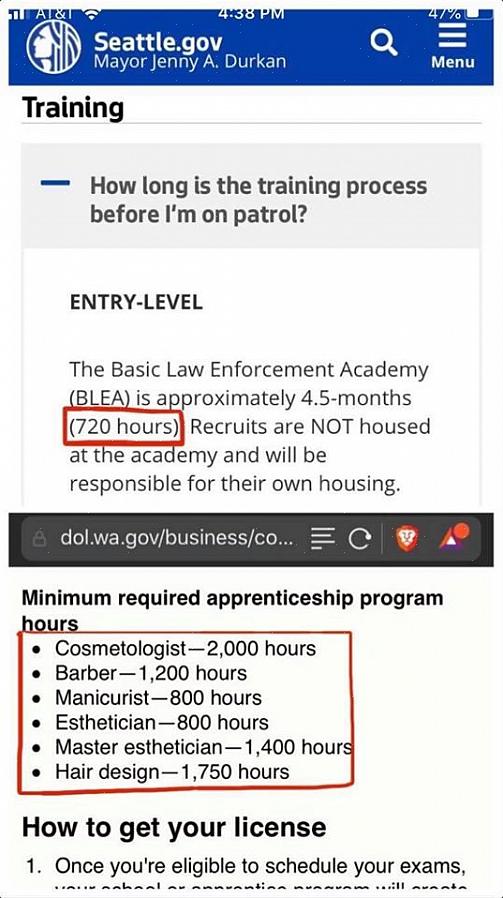 Você pode usar o recurso de pesquisa do site para procurar cursos de certificado de treinamento de polícia