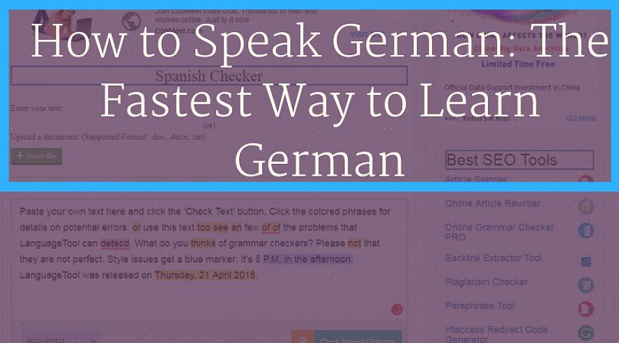 Estes passos básicos podem ajudá-lo a aprender a língua alemã