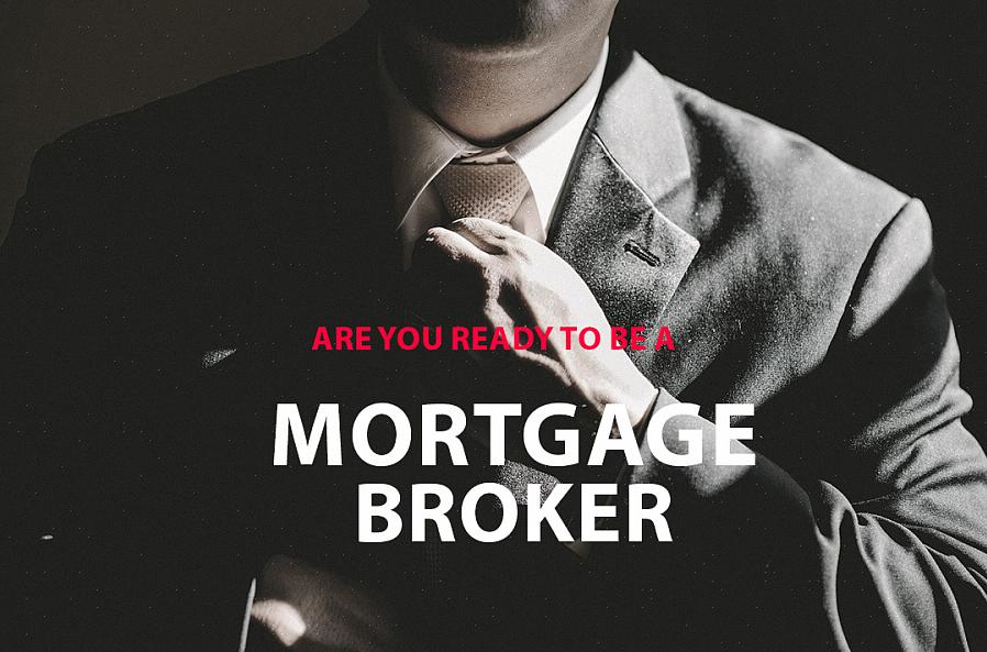 Um corretor de hipotecas é uma pessoa que vende empréstimos hipotecários para uma pessoa que lhe deve algo